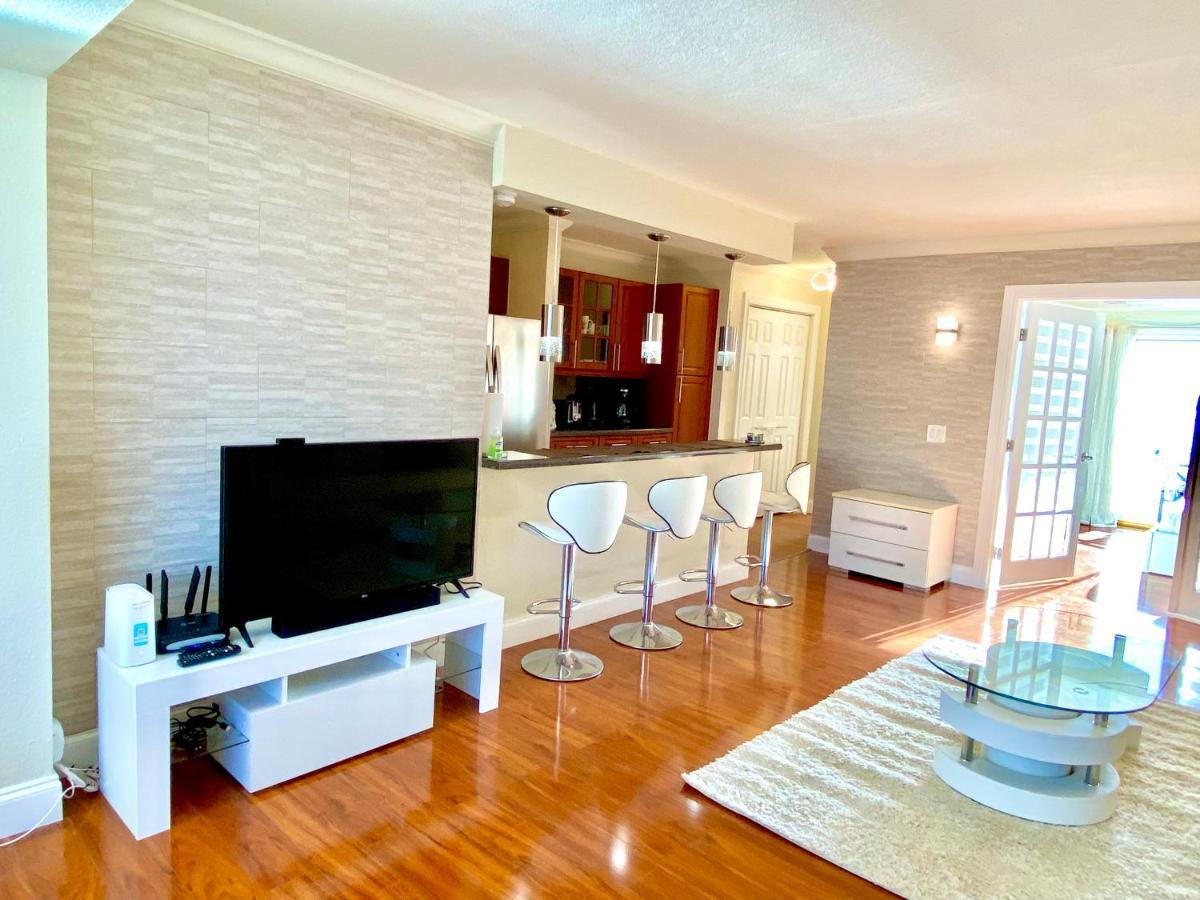 Deluxe Waterfront One Bedroom Apartment With Miami Skyline View, Free Parking 5 Mins Drive To Miami Beach Esterno foto
