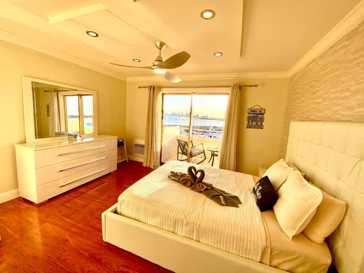 Deluxe Waterfront One Bedroom Apartment With Miami Skyline View, Free Parking 5 Mins Drive To Miami Beach Esterno foto